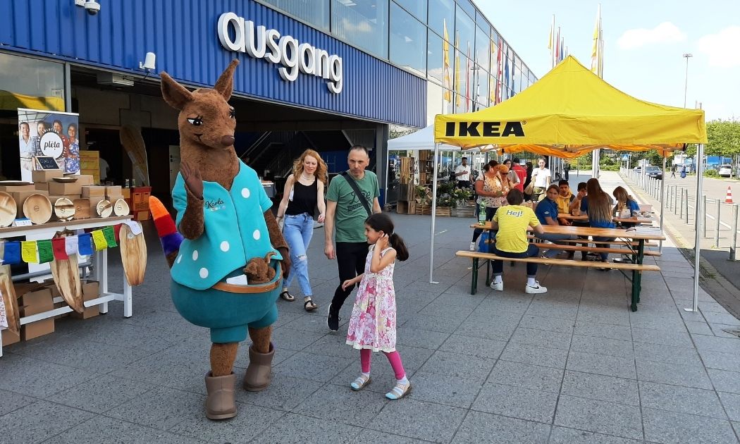 Karla beim Nachhaltigkeitsfestival IKEA-Butzweilerhof 2022, Fotos: Sonja Bouchireb
